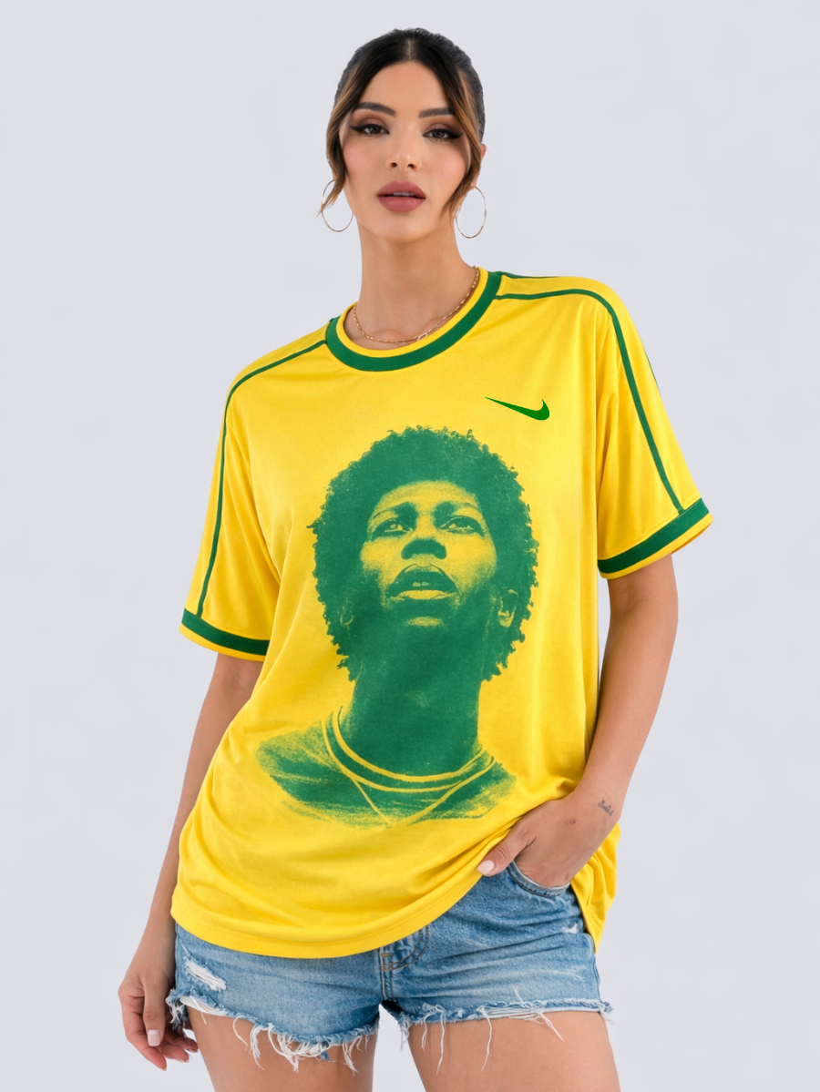 Camisa Oversized BrasilCore Djavan Unissex - Edição limitada