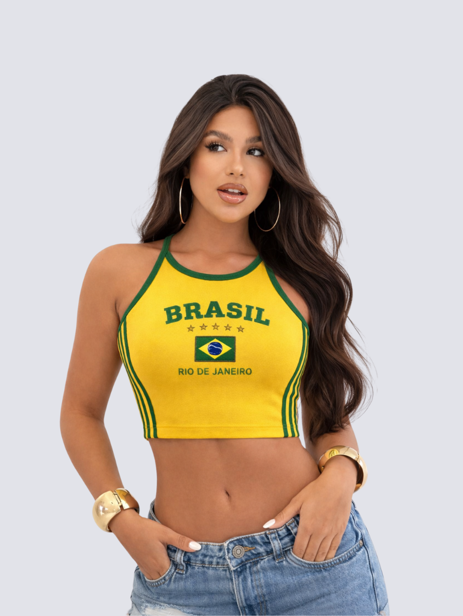 Cropped BrasilCore Rio Halter