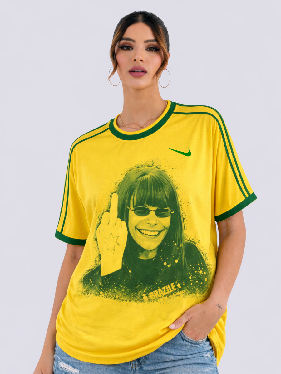 Camisa Oversized Unissex BrasilCore Rita Lee - Edição limitada