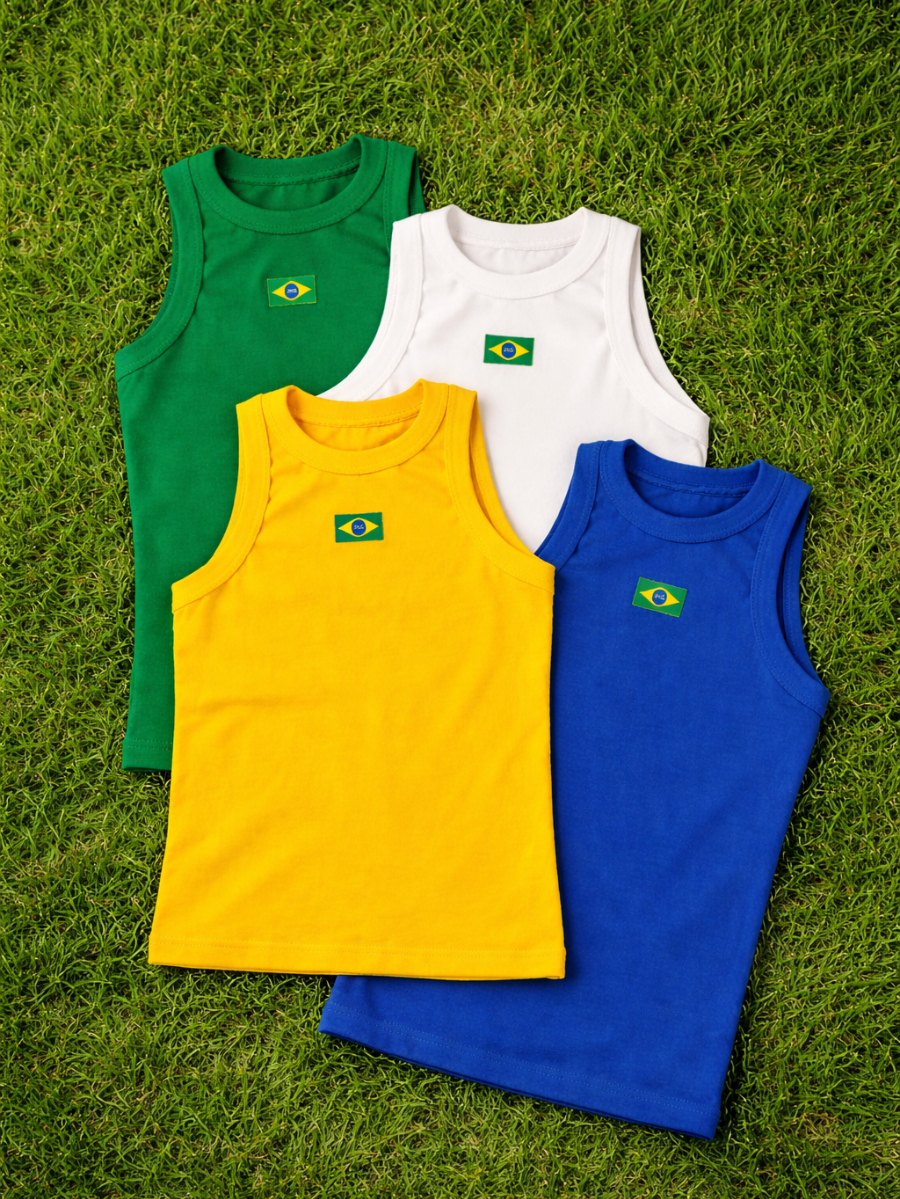 Kit 4 regatas BrasilCore (Promoção)